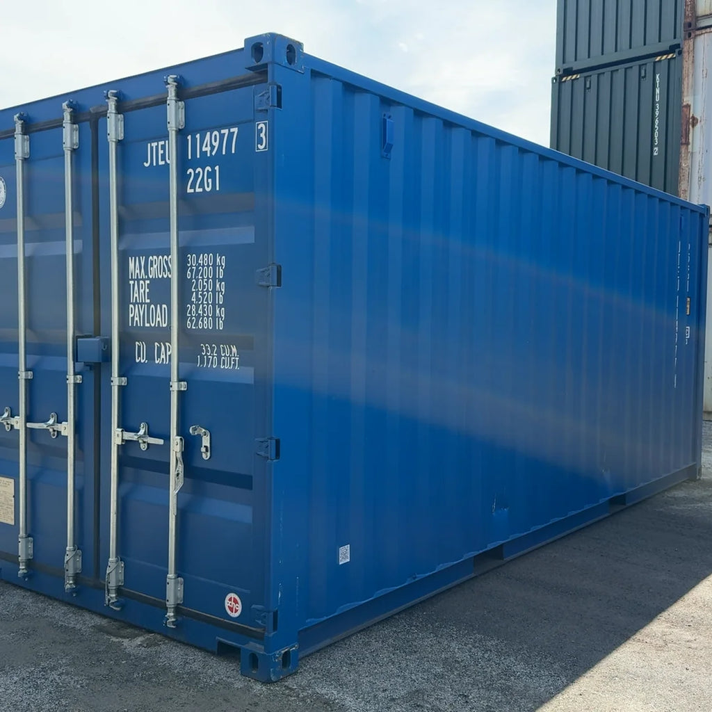 Contentor Marítimo 20 pés (6m) DV Azul – Novo/1Viagem 114977-3