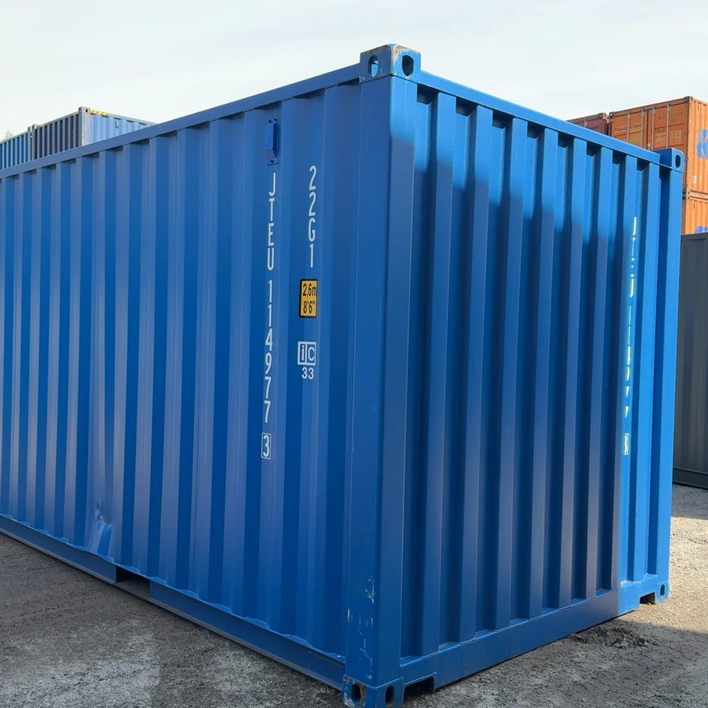 Contentor Marítimo 20 pés (6m) DV Azul – Novo/1Viagem 114977-3