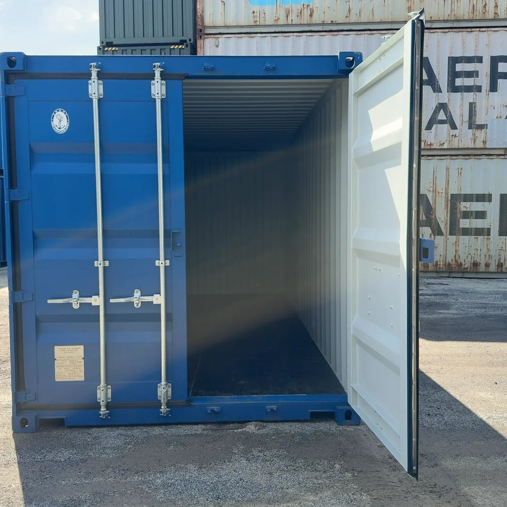 Contentor Marítimo 20 pés (6m) DV Azul – Novo/1Viagem 114977-3