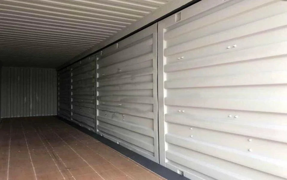 Contentor de transporte Hc branco de 40 pés