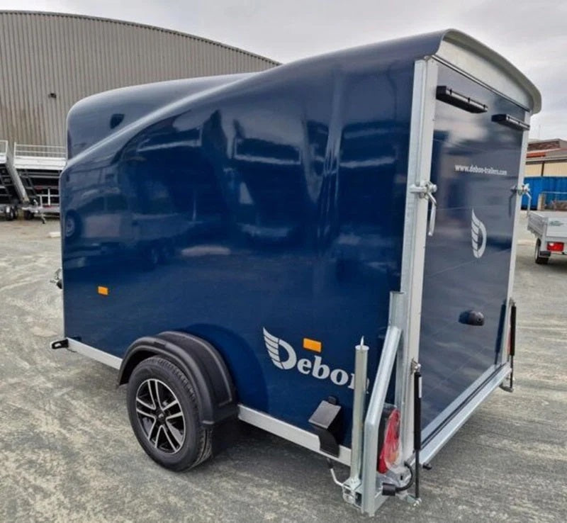 Reboque Pullman Debon Cargo 1300 Azul com Suspensão e Porta Lateral